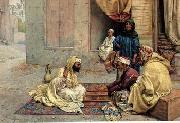 unknow artist, Arab or Arabic people and life. Orientalism oil paintings 17